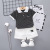 Children's Clothing Boys' Short-Sleeved Suit 2019 New Fashionable Summer Clothing 1-3 Years Old Children Baby T-shirt Shorts Two-Piece Suit