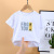 Boys' T-shirt Short Sleeve 2021summer Cotton Breathable Sweat Absorbing Western Style Boys and Girls Loose Summer Wear Children's Jacket