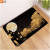 Cross-Border E-Commerce Halloween Pumpkin Design Flannel Carpet Home Living Room Non-Slip Floor Mat Living Room Decoration