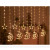 New LED Show Window Decoration Curtain Light New Set Starry Sky Christmas Star Moon Bell Holiday Ins Style Bedroom