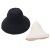 Summer Versatile Cotton Bucket Hat Japanese Summer Thin Monochrome High-Profile Figure Ins Style Sun Protection Sun Hat