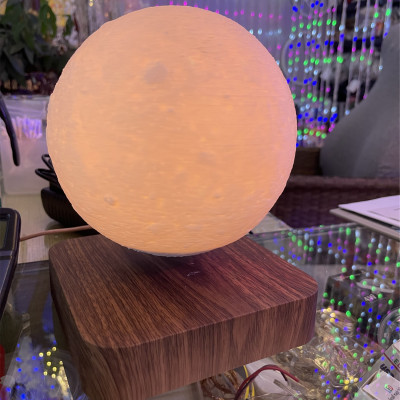 Moon Light Magnetic Floating Led Romantic and Creative Small Table 3D Printing Home Decoration Decoration Source Factory Wholesale