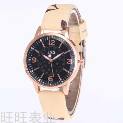 New Arrival Hot Sale Fashion Simple Women's Quartz Watch Casual Color Men's and Women's Student Belt Wrist Watch