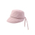 Korean Style Bow Bucket Hat All-Match Sun Hat with Wide Brim Sweet Solid Color Adjustable Buckle Bucket Hat Children