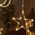New LED Show Window Decoration Curtain Light New Set Starry Sky Christmas Star Moon Bell Holiday Ins Style Bedroom