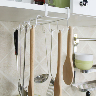 Kitchen Rack Soup Spoon Rice Spoon Rack Cabinet Partition Cup Holder Upside down Red Wine Goblet Mug Rack