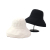 Summer Versatile Cotton Bucket Hat Japanese Summer Thin Monochrome High-Profile Figure Ins Style Sun Protection Sun Hat