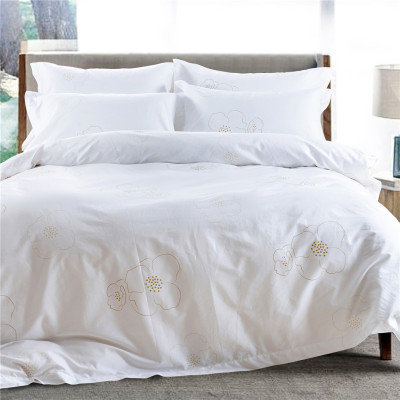 Hotel Bed & Breakfast Room Cloth Product 6060S Printed Bedding Cloth Product Four-Piece Set Hotel Quilt Cover