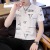 Men's 2021 New Short-Sleeved T-shirt Men's Personality Fashion Ins Trendy Loose Hong Kong Style Men's Fashion Clothes Trendy