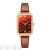 Fashion Simple Graceful Mori Style Watch Female Malachite Texture Dial Ladies Small Square Watch Factory Direct Sales