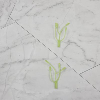 Artificial Plastic 4-Fork Plant Decoration High-End DIY Processing Finished Materials Can Be Customized Factory Direct Supply