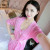 Cross-Border Wholesale Summer Sexy Women's Full Light Ice Silk Robe Two-Piece Embossed Bathrobe Home Wear