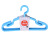 Children's Clothes Hanger Plastic Clothes Hanger Creative Fashion Non-Slip Newborn Clothes Hanger Multi-Functional Wholesale Four-Color Mixed