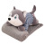 Factory Direct Sales Cartoon Soft Toy Airable Cover Plush Toy Erha Lying Style Ragdoll Car Pillow and Blanket