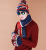 New Union Flag Hat Gloves Scarf Unisex Three-Piece Suit Thicken Wholesale Factory Direct Sales