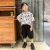 Boys Summer Suit Handsome 2021 New Summer Fashionable Korean Style Boys Short Sleeve Children's Clothing Children Fashionable Clothing