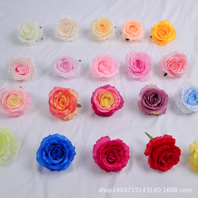 Simulation Rose Perianth European DIY Clothing Hat Gift Box Garland Flower Wall Garden Wedding Flower Bouquet
