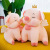 New Cute Love Jingdang Pig Plush Toy Sitting Style Crown Angel Pig Figurine Doll Doll Pillow Wholesale