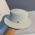 Summer Little Fresh Hat Female Straw Hat British M Standard All-Match Small Top Hat Flat Top Small Brim Sun Protection Sun Hat Summer Hat