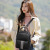 Women's Backpack 2021 New Korean Leisure Bag Soft Leather Multi-Functional Dual-Use Large Capacity Versatile Tote Backpack