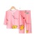 Children's Poplin Pajamas Homewear Suit Summer Thin Boy Girl Baby Long Sleeve Poppin Pajamas Air Conditioning Clothes