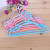 Children's Clothes Hanger Plastic Clothes Hanger Creative Fashion Non-Slip Newborn Clothes Hanger Multi-Functional Wholesale Four-Color Mixed