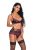 Factory Sexy Lingerie European and American Sexy Underwear Suit Wine Red 3D Spiral Pattern Sexy Three-Piece Set