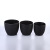 Factory Direct Supply Plastic Black round Frosted Thickened Succulent Flower Pot Breathable Plant Flower Pot Can Be Processed and Customized