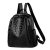 Women's Foreign Trade Bags New European and American Soft Leather Backpack Fashionable All-Match Crocodile Pattern Large Capacity Women's Backpack Travel Bag