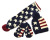 New Union Flag Hat Gloves Scarf Unisex Three-Piece Suit Thicken Wholesale Factory Direct Sales