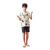 Summer New Children's Pajamas Pure Cotton Short Sleeve Short Pants Middle and Big Children Boys' Thin Home Wear Two-Piece Suit Wholesale