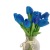 High Simulation Pu Foreign Trade Mini Tulip Bridal Bouquet Silk Flower and Emulational Flower Wedding Home Decoration
