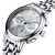 Stainless Steel Strap Men's Six-Pin Watch 3 Degrees Waterproof Men's Boutique Watch Hot Selling Cross-Border Watch Men