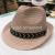 Lala Straw Hat Men and Women Summer Sun-Proof Beach Hat Fashion Fedora Hat