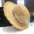 Raffia Hat Women's Summer Big Brim Sun-Proof Sun-Proof Beach Hat Fashion Pearl Korean Style Fresh Hat Imported Materials