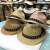 Lala Straw Hat Men and Women Summer Sun-Proof Beach Hat Fashion Fedora Hat