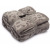 OEM Amazon Blanket Woolen Blanket Custom Knitted Leopard Blanket plus Velvet Jacquard Knitted Blanket Sofa Blanket