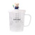 Korean Cute Scale Glass Cup Silicone Bear Transparent Borosilicate with Cover Water Cup Business Office Milk Cup