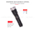 Cross-Border Xhp70 + Cob Power Torch Input and Output Telescopic Zoom Power Display Remote Flashlight