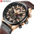 Curren New 8380 Men's Watch Waterproof Quartz Multifunctional Men's Watch Calendar Leather-Belt Watch