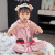 Children's Summer Purified Cotton Pajamas Korean-Style Ins Strawberry Cute Fashionable Short-Sleeved Trousers Casual Homewear Suit