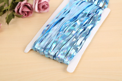 Special Push Tinsel Curtain Light Column Laser Door Curtain Wedding Props Hot Sale Stage Banner Ribbon Party Decoration