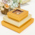 25 Ge Xi Dian Chocolate Moon Cake Box Macaron Chocolate PVC Window Gift Box Yellow Baking Packaging