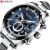 Curren New 8355 Men's Watch Waterproof Quartz Six-Pin Calendar Steel Belt Business Men's Watch