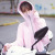 New Summer Outdoor Cycling and Driving Zipper Hooded Shawl Air-Permeable Beachwear Ice Silk Sun Protection Clothing