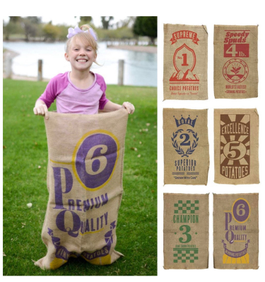 Linen Jump Sack Children's Game