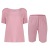 Modal Homewear Suit Women's Cropped Pants Solid Color Short-Sleeved Shorts Casual Loose Women's Pajamas Summer Thin