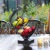 European Luxury Fruit Basket Wrought Iron Modern Creative Snack Basket Living Room and Tea Table Decoration Household Multi-Layer Fruit Plate