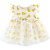 Children's Clothing Wholesale Girls' Dress Summer Infant Children Pineapple Stitching Mesh Princess Skirt Baby Summer Clothing Female
