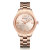 Curren Carian 9009 Steel Belt Quartz Women's Rose Gold Watch New Simple Rhinestone Pointer Watch